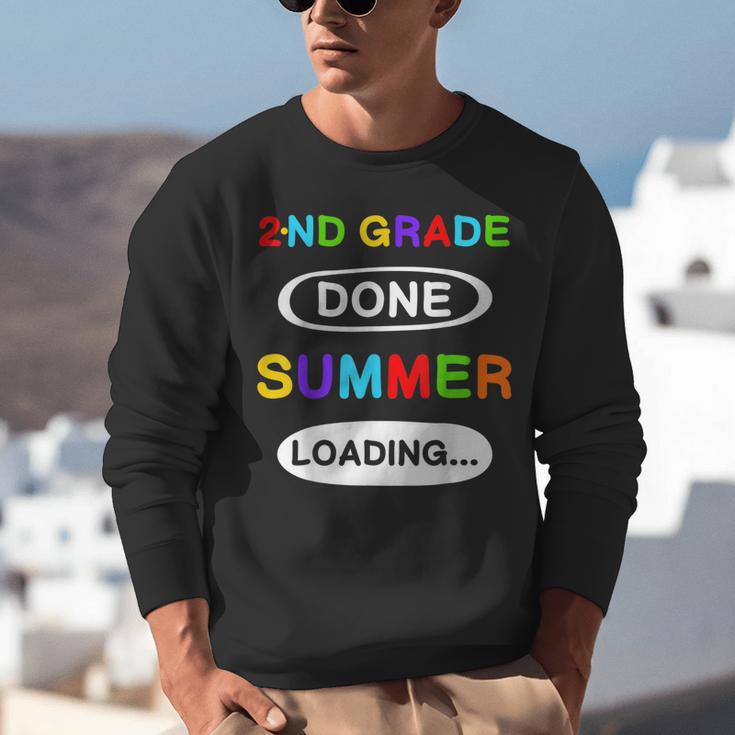 2nd Grade Graduation Shirt 2nd Grade Done Summer Loading Unisex Sweatshirt
