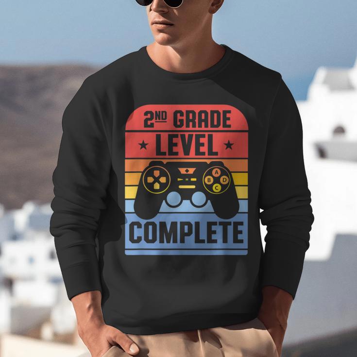 2nd Grade Level Complete Graduation Student Video Gamer Unisex Sweatshirt