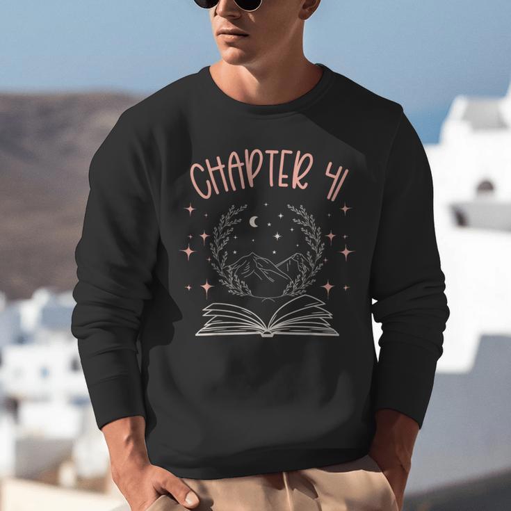 41st Birthday Women Book Lovers Chapter 41 Its My Birthday Unisex Sweatshirt