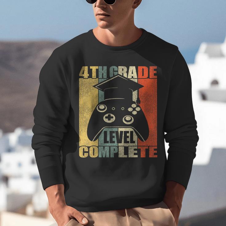 4th Grade Level Complete Gamer Class Of 2023 Graduation Unisex Sweatshirt