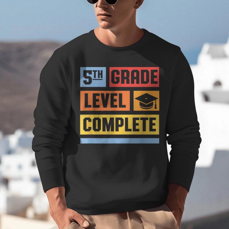 5th Grade Level Complete Shirt Graduation Last Day Of School Unisex Sweatshirt