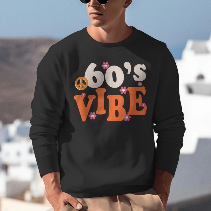 60's Vibe Retro Nostalgia Classic Mixtape Era 1960s Party Unisex Sweatshirt