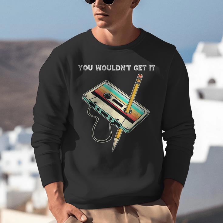70s 80s 90s Retro Party Costume Nostalgia Cassette Unisex Sweatshirt 70s 80s 90s Retro Party Costume Nostalgia Cassette Unisex Sweatshirt