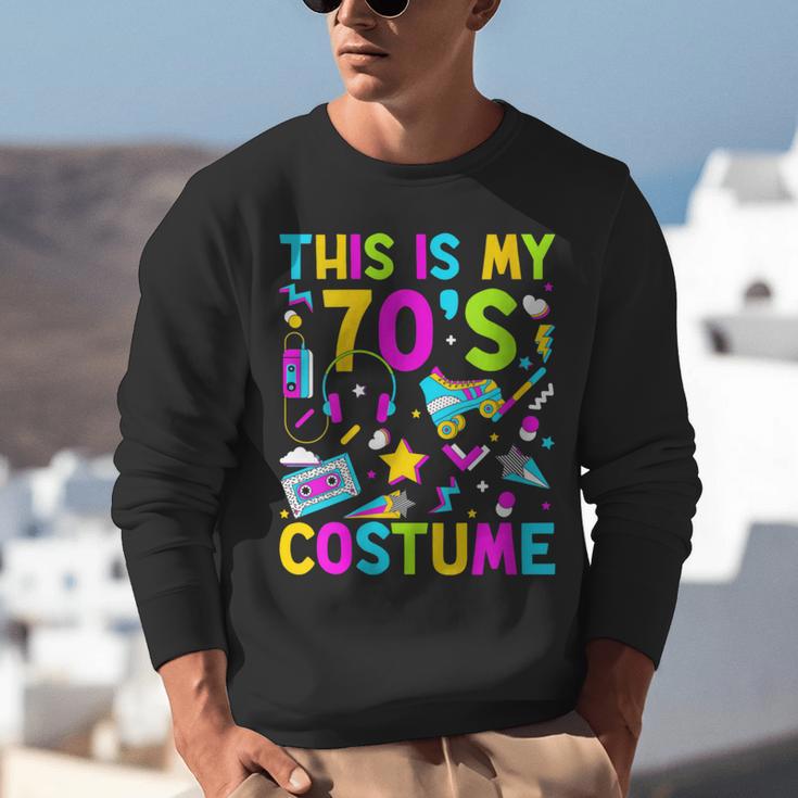 This Is My 70's Costume Nostalgia Mixtape Era 1970s Party Unisex Sweatshirt