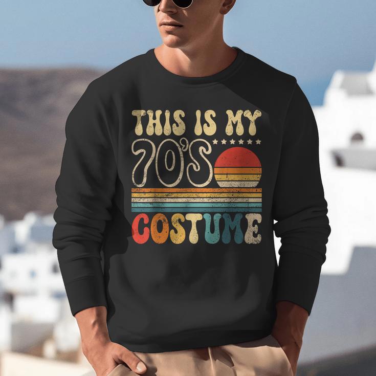 This Is My 70s Costume Vintage Nostalgia Mixtape 1970s Party Unisex Sweatshirt