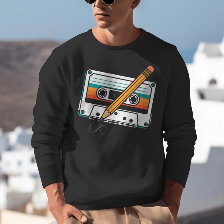 80 S 80s 90s Cassette Tape Nostalgia Retro Band Unisex Sweatshirt