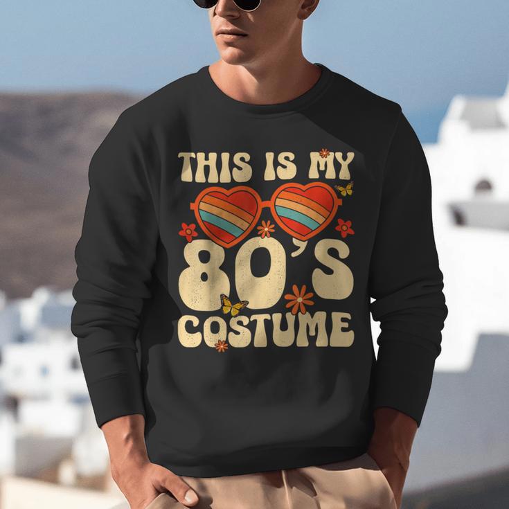 This Is My 80s Costume Vibes Nostalgia 1980s Vintage Fashion Unisex Sweatshirt