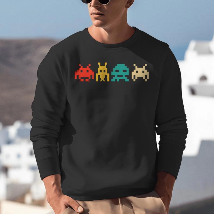 80s Video Game Nostalgia Retro Vintage Arcade Novelty Unisex Sweatshirt 80s Video Game Nostalgia Retro Vintage Arcade Novelty Unisex Sweatshirt