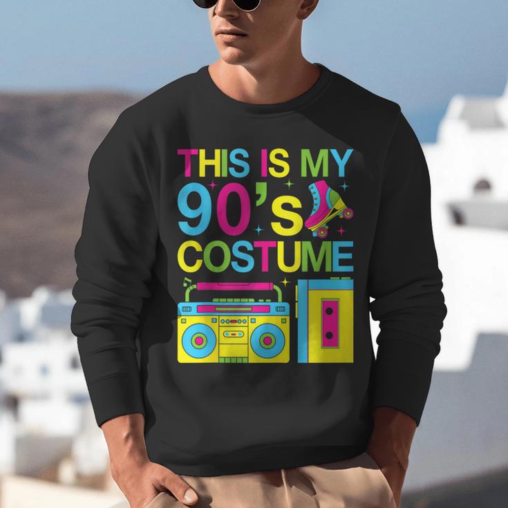 This Is My 90's Costume Retro 1990s Style Cassette Nostalgia Unisex Sweatshirt