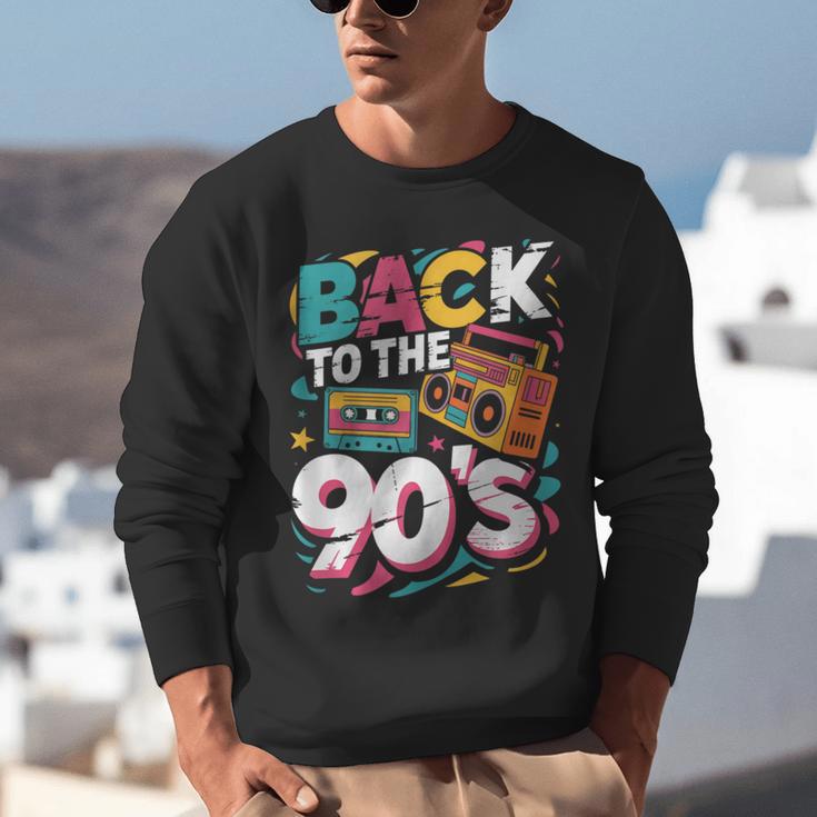 90's Nineties Nostalgia Costume Party Back To The 90s Unisex Sweatshirt