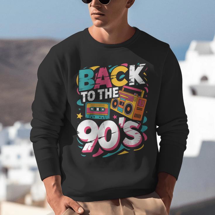 90's Nineties Nostalgia Costume Party Back To The 90s Unisex Sweatshirt 90's Nineties Nostalgia Costume Party Back To The 90s Unisex Sweatshirt