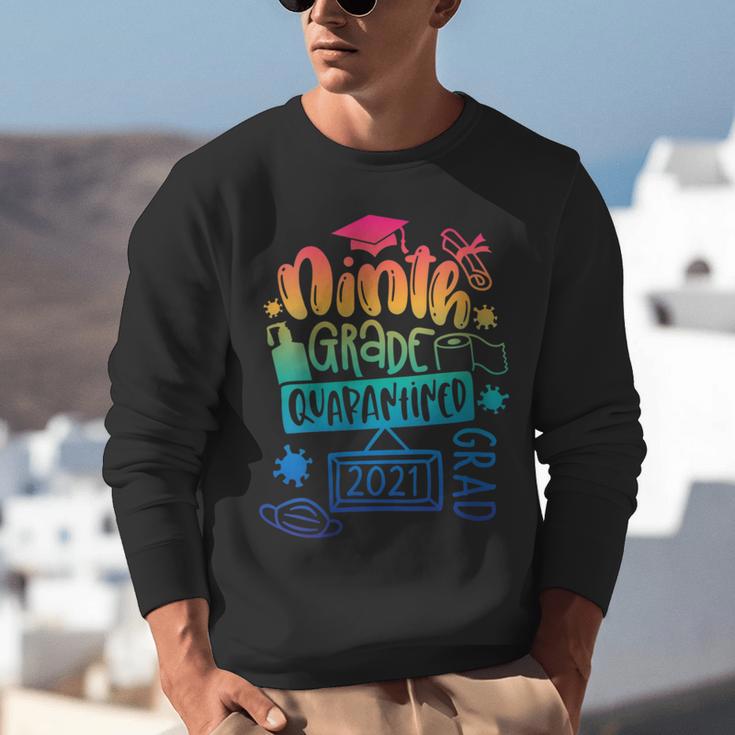 9th Grade Graduate 2021 Graduate Quarantine Ninth Graduation Unisex Sweatshirt