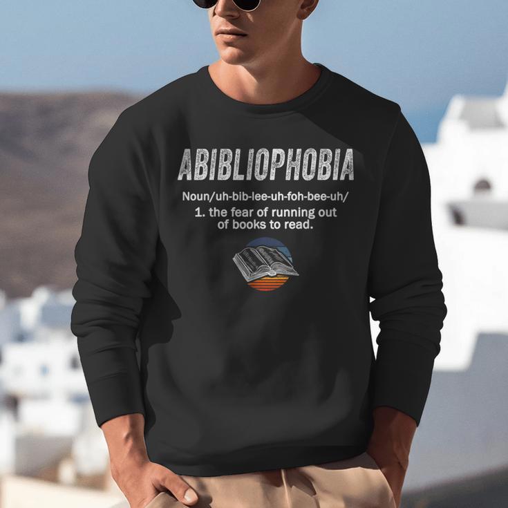 Abibliophobia Pupil Reading Bookworm Tees Reader Unisex Sweatshirt