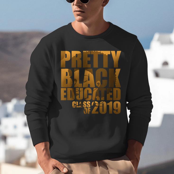 African American Girl Graduation Shirt Senior 2019 Unisex Sweatshirt