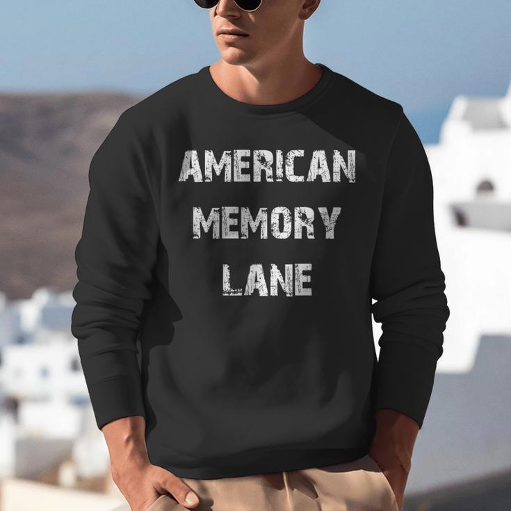 American Memory Lane Text Unisex Sweatshirt