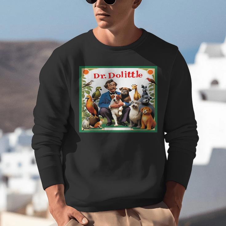 Animal Doctor & Communicator Dr Dolittle Children's Book Cover Unisex Sweatshirt