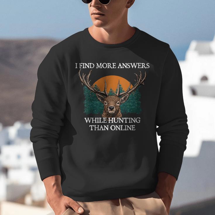 More Answers While Hunting Introvert Hunter Antisocial Unisex Sweatshirt More Answers While Hunting Introvert Hunter Antisocial Unisex Sweatshirt