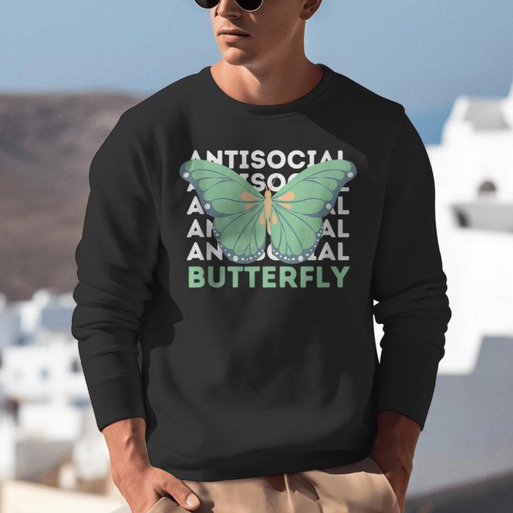 Anti-Social Introvert Butterfly Unisex Sweatshirt
