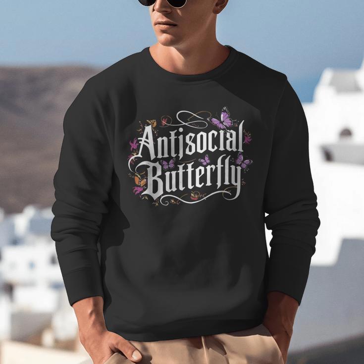 ANTISOCIAL BUTTERFLY Introvert Unisex Sweatshirt ANTISOCIAL BUTTERFLY Introvert Unisex Sweatshirt