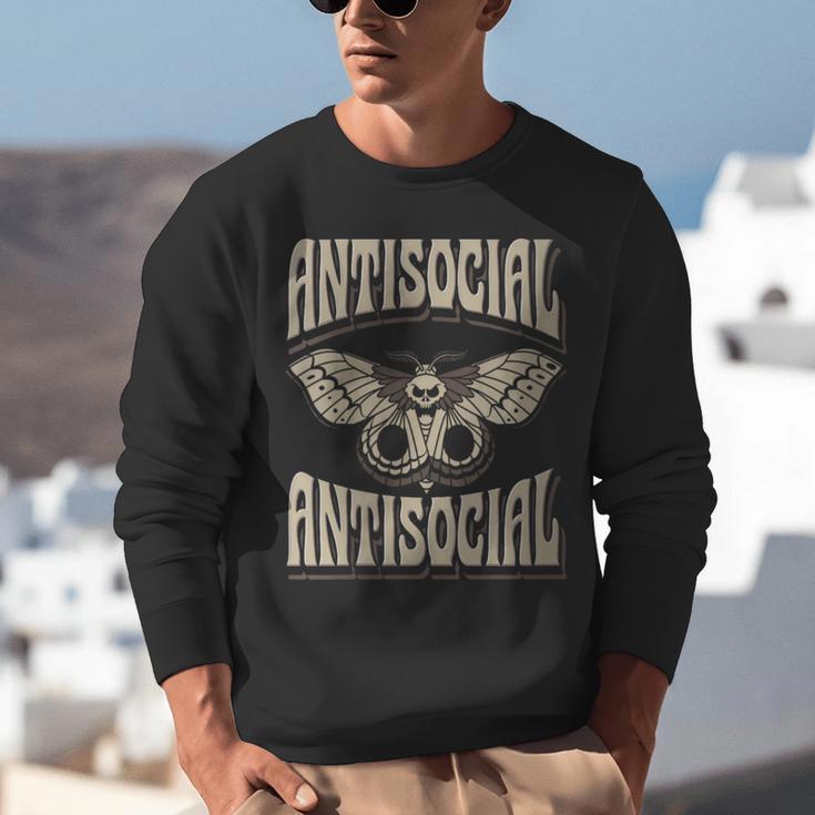 Antisocial Butterfly Quote Socially Selective Introvert Unisex Sweatshirt Antisocial Butterfly Quote Socially Selective Introvert Unisex Sweatshirt