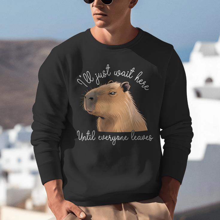 Antisocial Introvert Capybara Sarcastic Humor Unisex Sweatshirt Antisocial Introvert Capybara Sarcastic Humor Unisex Sweatshirt