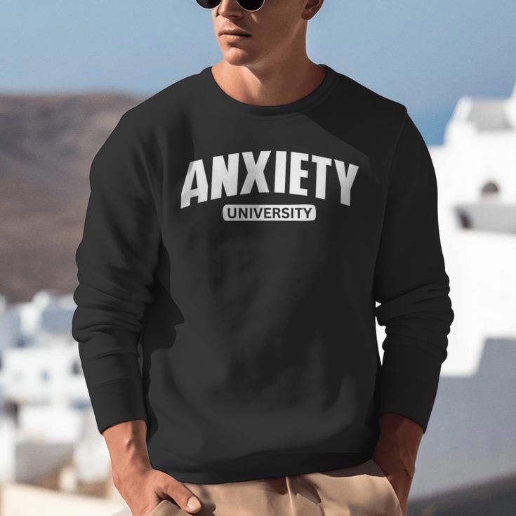 Anxiety University Anxious Introvert Tee Unisex Sweatshirt Anxiety University Anxious Introvert Tee Unisex Sweatshirt