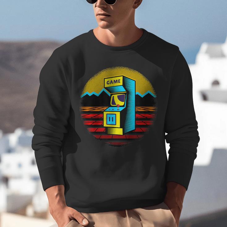 Arcade Game Machine Nostalgia Retro Gamer 80s 90s Unisex Sweatshirt Arcade Game Machine Nostalgia Retro Gamer 80s 90s Unisex Sweatshirt