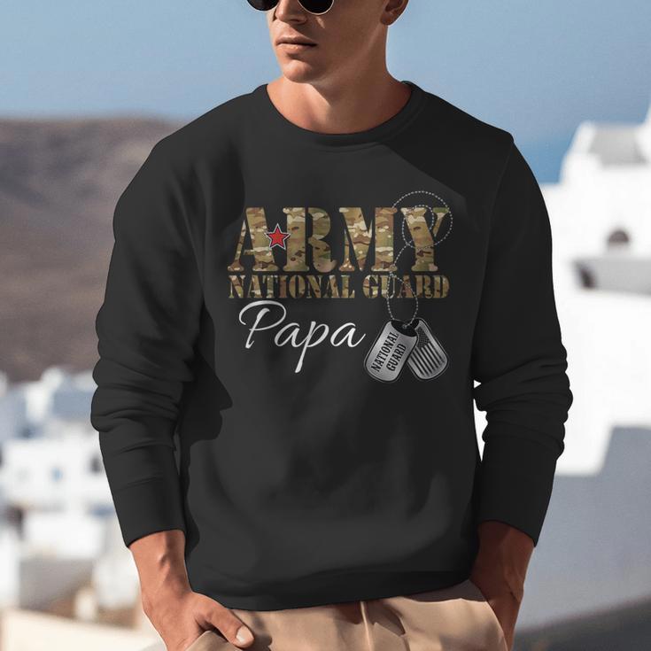 Army National Guard Papa Army National Guard Graduation Papa Unisex Sweatshirt