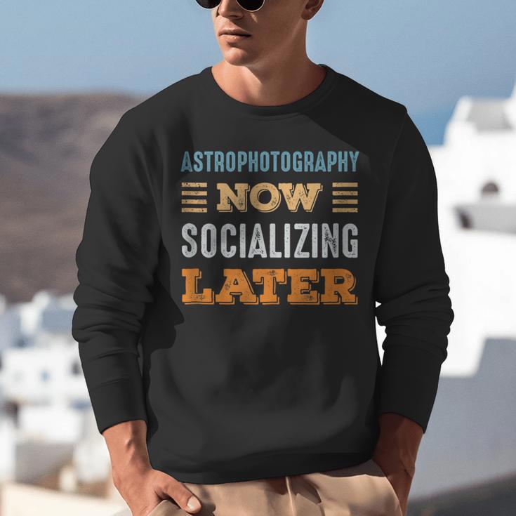 Astrophotography Now Minimal Socializing Introvert Vintage Unisex Sweatshirt Astrophotography Now Minimal Socializing Introvert Vintage Unisex Sweatshirt