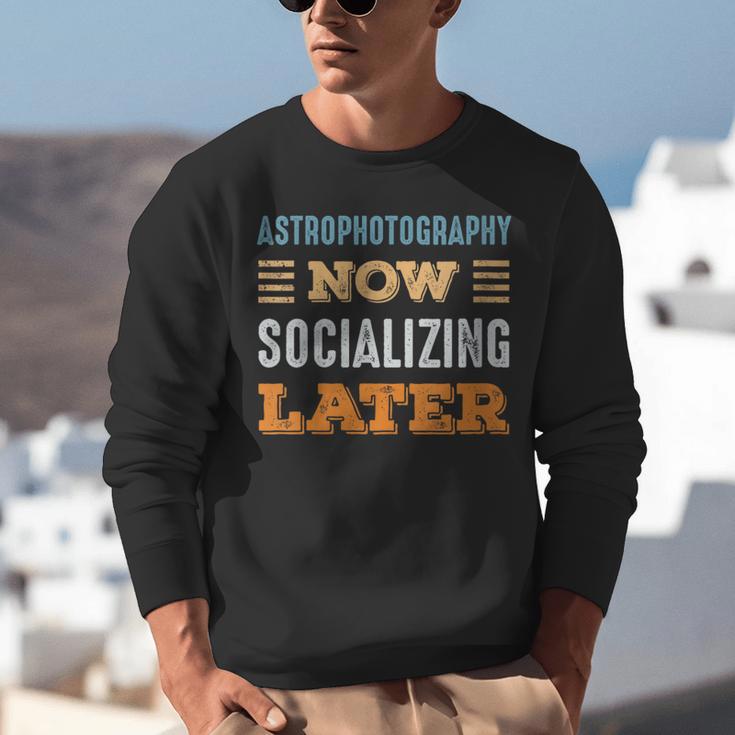 Astrophotography Now Minimal Socializing Introvert Vintage Unisex Sweatshirt Astrophotography Now Minimal Socializing Introvert Vintage Unisex Sweatshirt