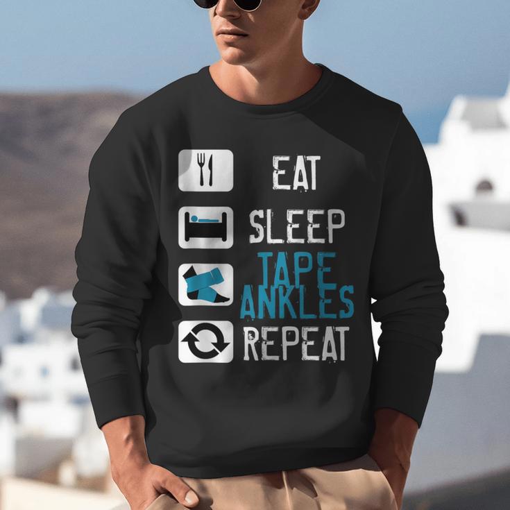 Athletic Trainer Eat Sleep Tape Ankles Graduation Unisex Sweatshirt
