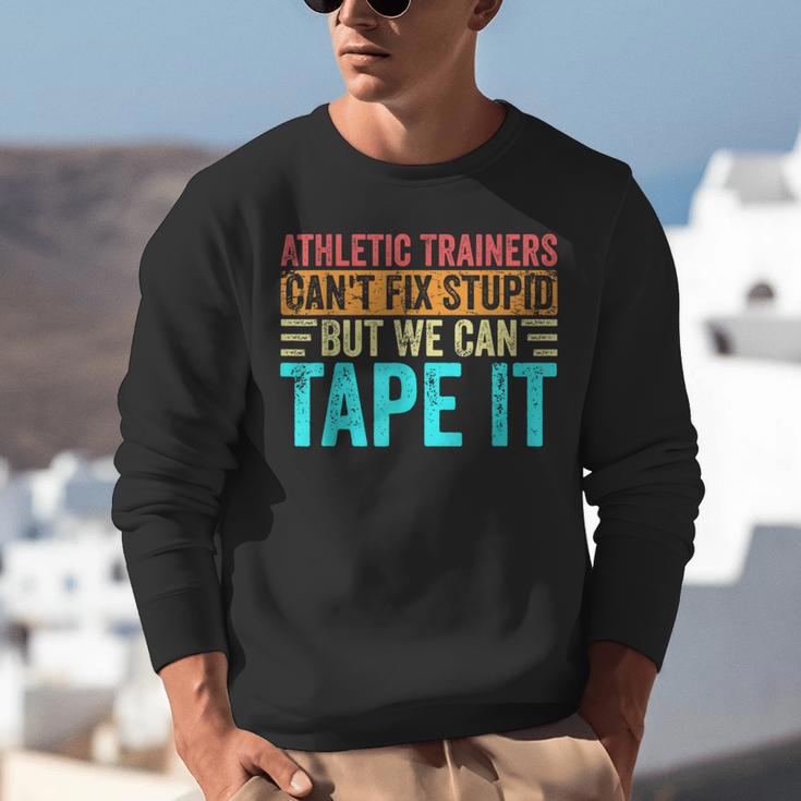 Athletic Trainers Fix Stupid Sports Graduation Vintage Unisex Sweatshirt