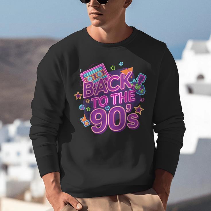 Back To The 90s Retro Nostalgia Unisex Sweatshirt Back To The 90s Retro Nostalgia Unisex Sweatshirt