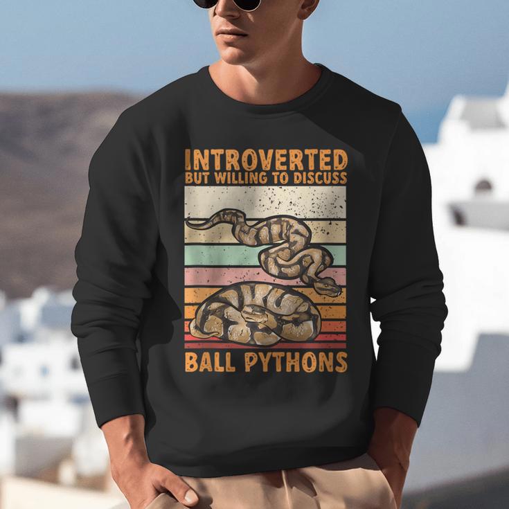 Ball Python Snake Introvert Ball Python Unisex Sweatshirt Ball Python Snake Introvert Ball Python Unisex Sweatshirt