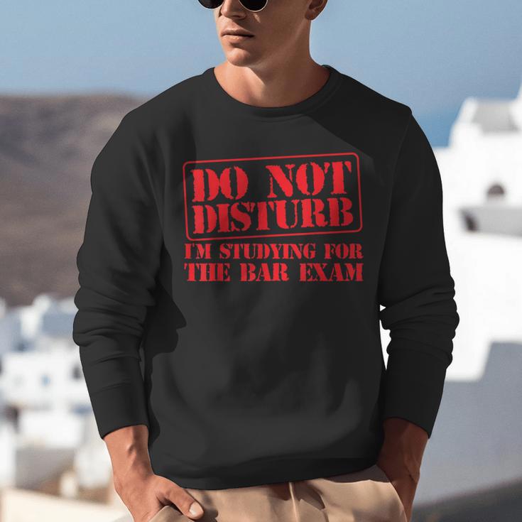 Bar Exam Law School Graduation Study T-Shirt Unisex Sweatshirt