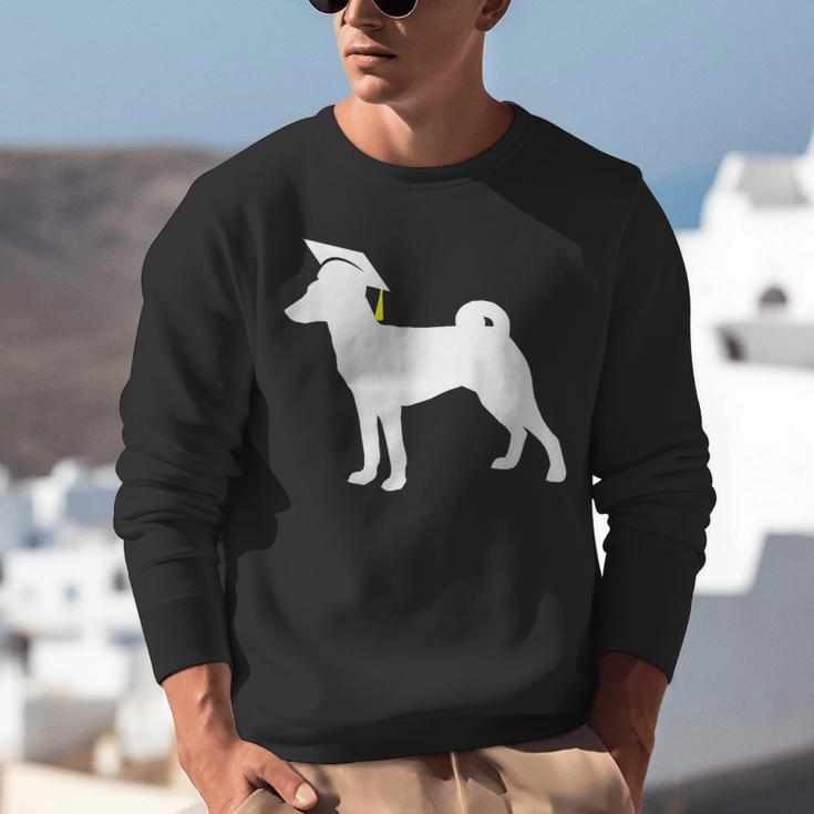 Basenji Graduation Dog Graduate Unisex Sweatshirt