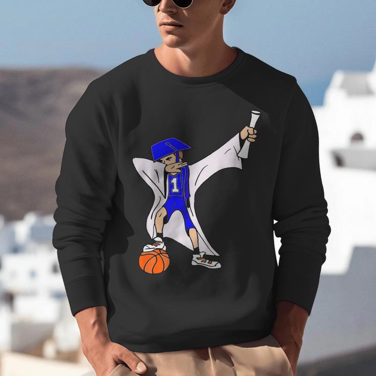 Basketball Dabbing Shirt Senior Graduation Him Her Unisex Sweatshirt