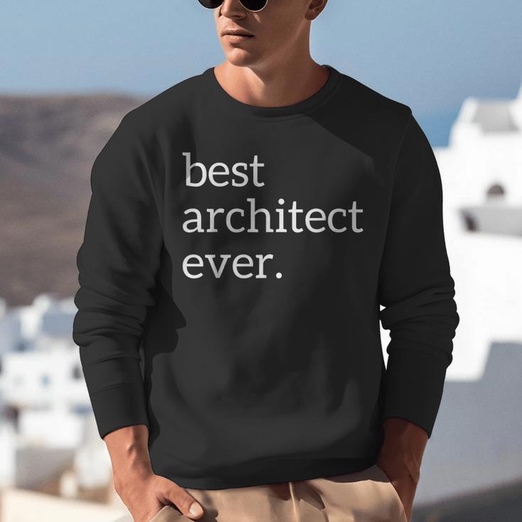 Best Architect Ever Deluxe Architecture Student Graduation Unisex Sweatshirt