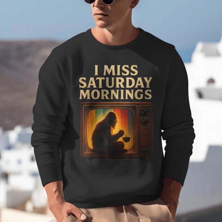 Bigfoot Saturday Morning Nostalgia Unisex Sweatshirt