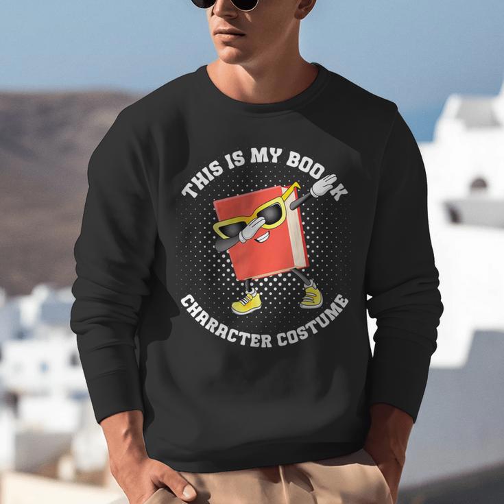 This Is My Book Character Costume- Dabbing Book Kids Unisex Sweatshirt