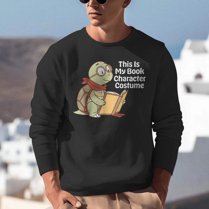 This Is My Book Character Costume Turtle Kids Reading Unisex Sweatshirt This Is My Book Character Costume Turtle Kids Reading Unisex Sweatshirt