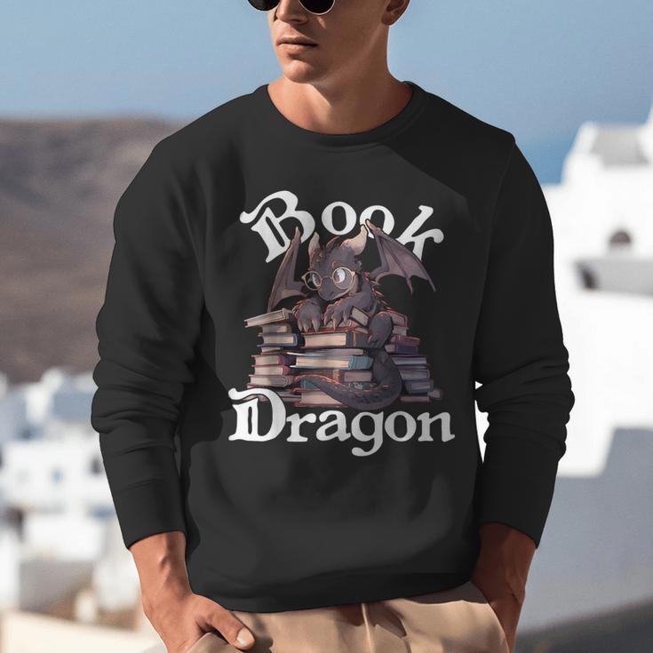 Book Dragon Book Lover Bookworm Book Reader Librarian Unisex Sweatshirt Book Dragon Book Lover Bookworm Book Reader Librarian Unisex Sweatshirt
