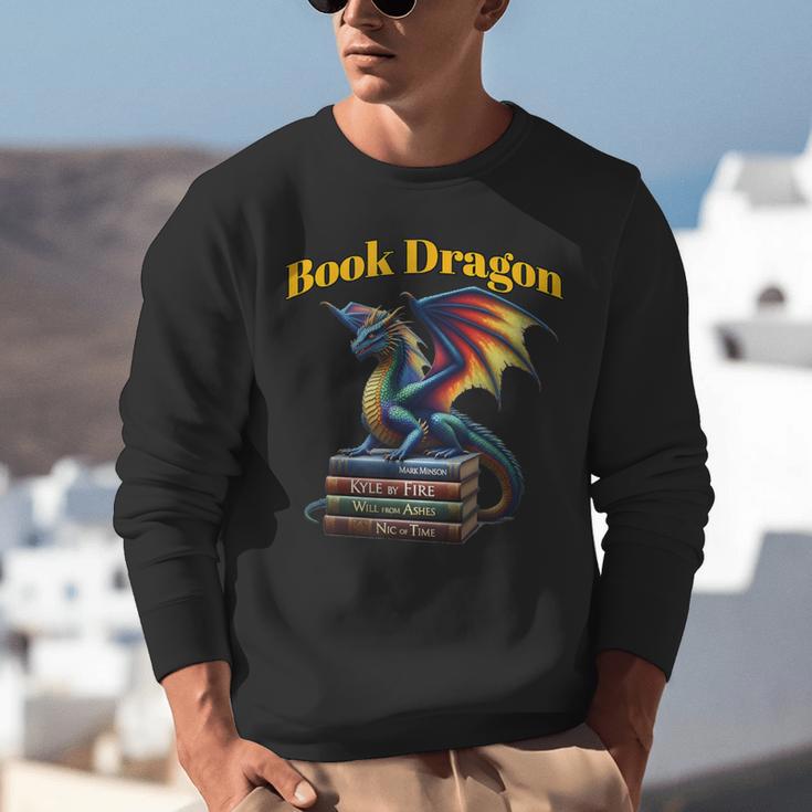 Book Dragon Mark Minson's Books Unisex Sweatshirt