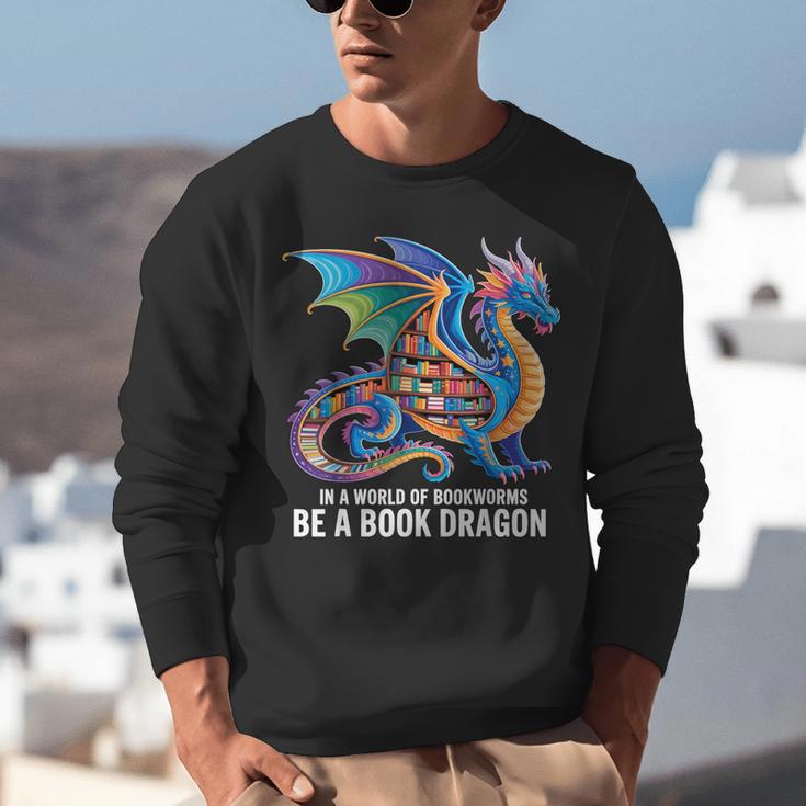 Be a Book Dragon Reading Unisex Sweatshirt