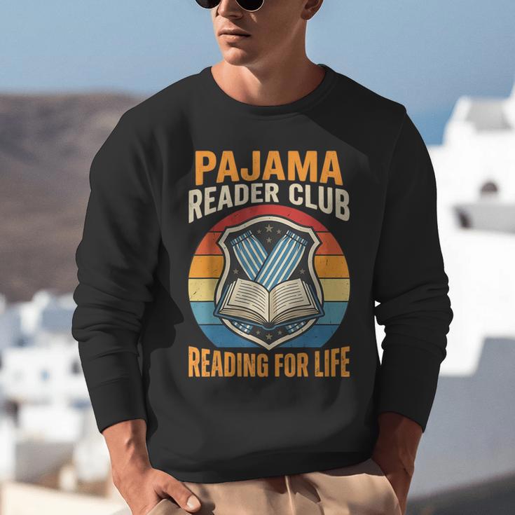 Book And Pajamas Reading Bedtime Unisex Sweatshirt