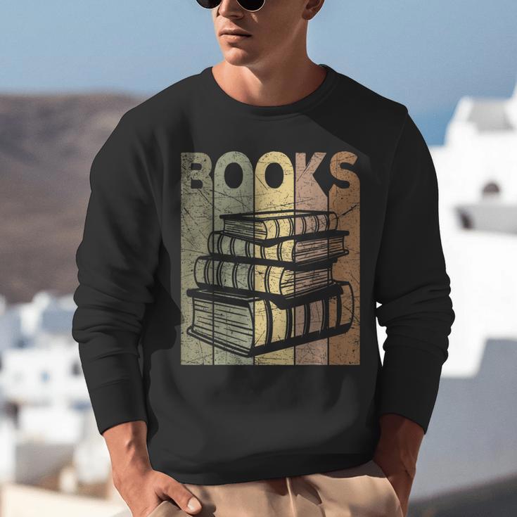 Book Reader Vintage Bookworm Retro Book Lover Unisex Sweatshirt