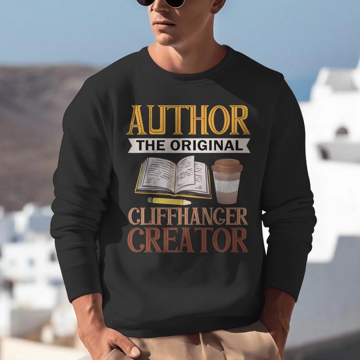 Book Writer Cliffhanger Creator Author Book Writing Novelist Unisex Sweatshirt