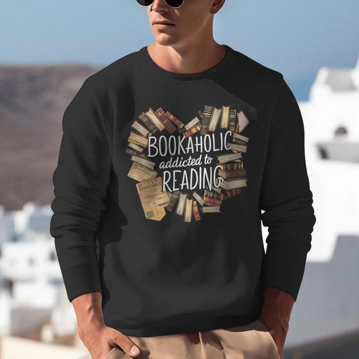 Bookaholic Addicted To Reading Book Lovers Literacy Unisex Sweatshirt Bookaholic Addicted To Reading Book Lovers Literacy Unisex Sweatshirt