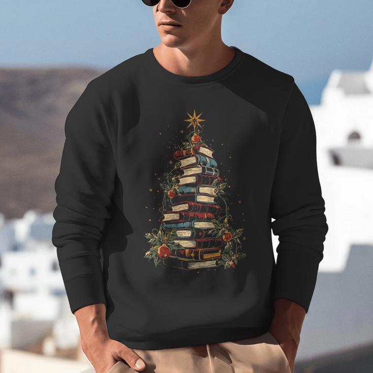 All Booked For Christmas Book Unisex Sweatshirt