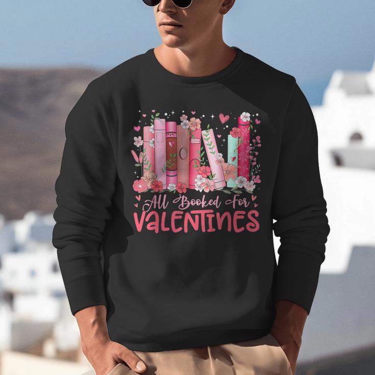 All Booked For Valentine Book Reading Women Girl Teacher Unisex Sweatshirt All Booked For Valentine Book Reading Women Girl Teacher Unisex Sweatshirt